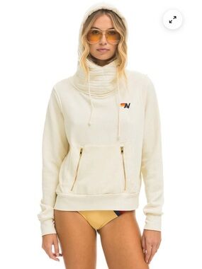 Aviator Nation White Ninja Hoodie